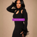 Mingdora Shimmer Fabric Bodycon Dress